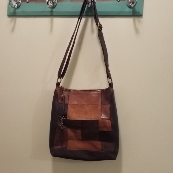 The Sak soft leather patchwork crossbody bag - Picture 2 of 6